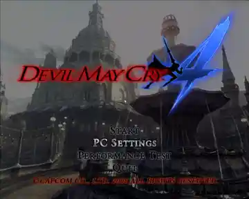 Devil May Cry 4 (USA) screen shot game playing